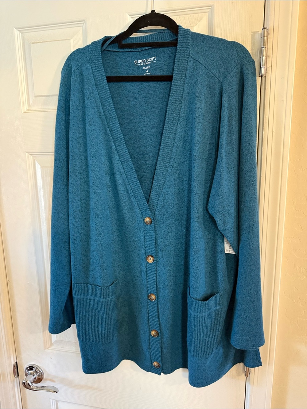 torrid Teal Button-Front Women's Cardigan
